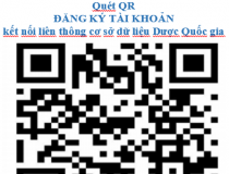 Quét mã QR đăng ký tài khoản kết nối liên thông cơ sở dữ liệu Dược Quốc gia