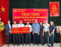 Quỹ Toyota Việt Nam xây dựng và cải tạo nhà vệ sinh cho các trường học tại vùng sâu, vùng xa tỉnh Yên Bái