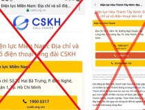 Xuất hiện website giả mạo ngành điện để lừa đảo khách hàng
