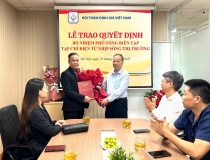 Bổ nhiệm Nhà báo Đinh Văn Tịnh giữ chức vụ Phó Tổng Biên tập Tạp chí điện tử Nhịp sống thị trường