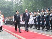 Chủ tịch nước Lương Cường chủ trì lễ đón chính thức Tổng thống Hungary
