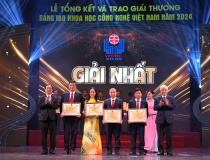 Nhóm tác giả Ban Cơ yếu Chính phủ đạt giải Nhất sáng tạo khoa học - công nghệ Việt Nam năm 2024
