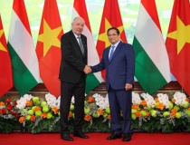 Thủ tướng Phạm Minh Chính hội kiến Tổng thống Hungary