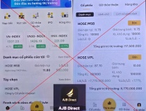 Cảnh báo thủ đoạn lừa đảo qua app chứng khoán giả mạo