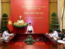 Chủ tịch nước Lương Cường chủ trì phiên họp thứ 6 Hội đồng Quốc phòng và An ninh