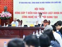 Việc sớm ban hành Luật KH,CN & ĐMST là yêu cầu chung của toàn xã hội