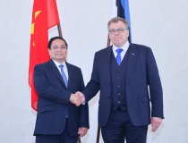 Thủ tướng Phạm Minh Chính hội kiến Chủ tịch Quốc hội Estonia