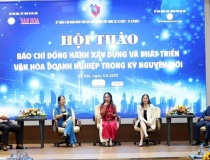 Báo chí đồng hành, kiến tạo phát triển văn hóa doanh nghiệp