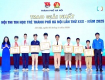 Học viên Trung tâm Tin học Code Dream toả sáng tại Hội thi Tin học trẻ Hà Nội lần thứ XXX năm 2025