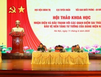 Nhận diện và đấu tranh với quan điểm sai trái trong thời đại công nghệ số