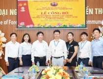 Lễ công bố quyết định thành lập Chi bộ Trường Cao đẳng Ngoại ngữ – Công nghệ và Truyền thông