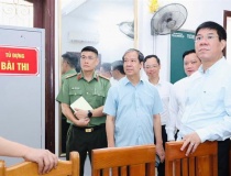 Bộ trưởng Nguyễn Kim Sơn: Coi thi đúng quy chế, xử lý nghiêm, không du di
