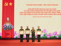 3 lãnh đạo của Viettel được tặng Huân chương Bảo vệ Tổ quốc hạng Nhất