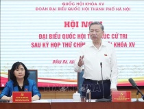 Tổng Bí thư Tô Lâm tiếp xúc cử tri Hà Nội sau Kỳ họp thứ 9, Quốc hội khóa XV