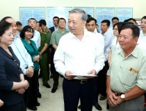 Tổng Bí thư Tô Lâm kiểm tra hoạt động chính quyền địa phương 2 cấp tại Hà Nội