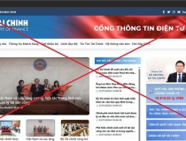 Cảnh báo giả mạo Cổng thông tin điện tử Bộ Tài chính để lừa đảo