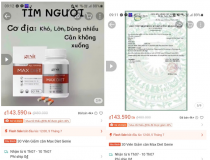Sau đợt truy quét hàng giả, vẫn còn nhiều thực phẩm chức năng không rõ nguồn gốc được bán trên Shopee