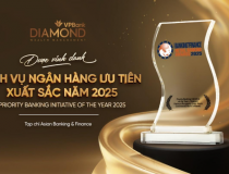 Khẳng định chuẩn mực ngân hàng ưu tiên, VPBank Diamond tiếp tục chinh phục giải thưởng quốc tế 
