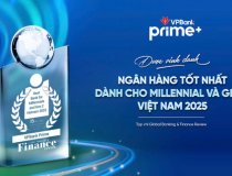 Chinh phục thế hệ trẻ, VPBank Prime nhận giải thưởng quốc tế danh giá từ Global Banking Finance Review 