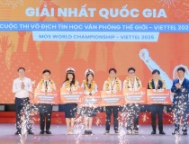 Vinh danh 6 gương mặt xuất sắc đại diện Việt Nam thi Vô địch Tin học văn phòng thế giới 2025