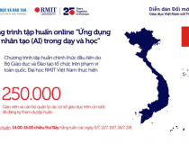 Hơn 250.000 nhà giáo và cán bộ quản lý giáo dục tập huấn về trí tuệ nhân tạo