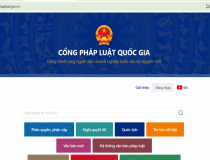 Người dân được khai thác thông tin miễn phí trên Cổng Pháp luật quốc gia