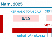 Việt Nam xếp hạng 6/40 quốc gia trên Bảng Chỉ số AI Thế giới 2025