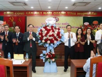 Phó Bí thư Đảng ủy MTTQ, các đoàn thể Trung ương Nguyễn Thái Học dự Đại hội Đảng bộ Liên hiệp các Hội Khoa học và Kỹ thuật Việt Nam