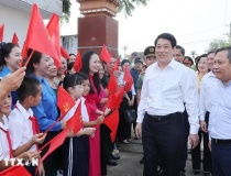 Chủ tịch nước Lương Cường dự sinh hoạt chi bộ thôn tại Quảng Ninh