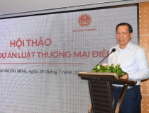 Sẽ trình Quốc hội thông qua Luật Thương mại điện tử vào tháng 10/2025