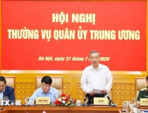 Tổng Bí thư Tô Lâm chủ trì Hội nghị Thường vụ Quân ủy Trung ương