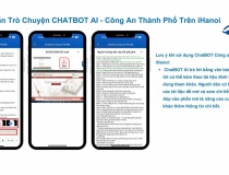 Ứng dụng iHanoi có thêm tính năng Trợ lý ảo và Tổng đài viên AI Công an Hà Nội
