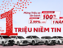 Toyota Việt Nam công bố doanh số bán hàng tháng 7 và Chương trình ưu đãi cho khách hàng mua xe trong tháng 8/2025