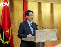 Chủ tịch nước Lương Cường phát biểu chính sách tại Quốc hội Angola