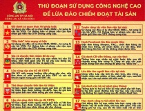 Công an xã Vân Đình cảnh báo các thủ đoạn lừa đảo chiếm đoạt tài sản qua không gian mạng