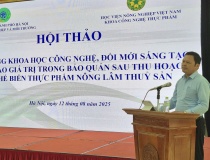 Ứng dụng khoa học công nghệ trong chế biến nông lâm thuỷ sản