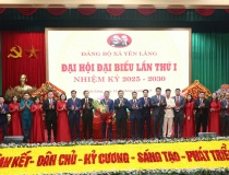 Đại hội Đảng bộ xã Yên Lãng lần thứ I: Khát vọng bứt phá, vươn cao