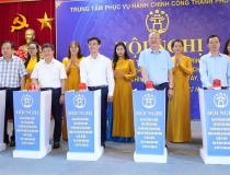 Ra mắt Điểm Phục vụ hành chính công tại xã Sơn Tây và Quảng Oai