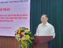Ứng dụng công nghệ số toàn diện - Nhiệm vụ trọng tâm của VUSTA trong giai đoạn mới