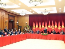Tổng Bí thư Tô Lâm tiếp trưởng đoàn chính đảng các nước