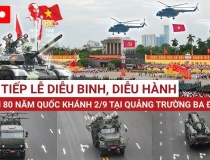 [Trực tiếp]: Lễ diễu binh, diễu hành kỷ niệm 80 năm Quốc khánh 2/9/2025