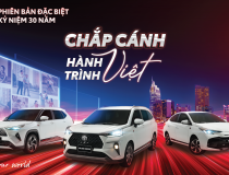Toyota Việt Nam ra mắt phiên bản đặc biệt kỷ niệm 30 năm thành lập cũng nhiều ưu đãi hấp dẫn trong tháng 9