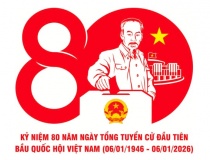 Phê duyệt mẫu biểu trưng sử dụng trong các hoạt động tuyên truyền Kỷ niệm 80 năm Ngày Tổng tuyển cử đầu tiên bầu Quốc hội Việt Nam