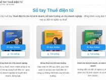 Sổ tay Thuế điện tử hỗ trợ chủ doanh nghiệp; kế toán trưởng và hộ, cá nhân kinh doanh