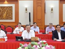 Bộ Chính trị làm việc với Ban Thường vụ Đảng ủy Quốc hội
