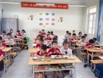 Chính sách hỗ trợ bữa ăn bán trú đi vào cuộc sống tại xã Ứng Thiên
