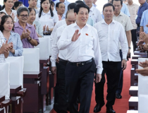 Chủ tịch nước Lương Cường tiếp xúc cử tri TPHCM
