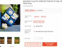 Người Việt mua gần 800.000 bánh Trung thu trên sàn thương mại điện tử trong một tháng