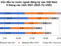 Duy trì đà tăng, vốn FDI thực hiện 9 tháng tiếp tục đạt kỷ lục 5 năm