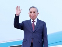 Tổng Bí thư Tô Lâm đến Bình Nhưỡng, bắt đầu thăm cấp Nhà nước tới Triều Tiên